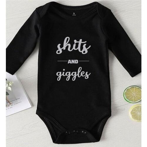 Toddler Shower Gifts New Born Baby Clothes Letter Printed Summer Infant Romper One Piece Jumpsuit Kids Clothing Girls Outfits