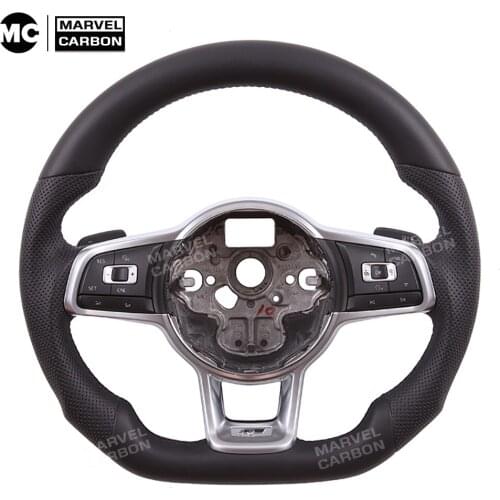 Custom Steering Wheel MK7 Carbon Fbier for Golf 5th MK5/MK7