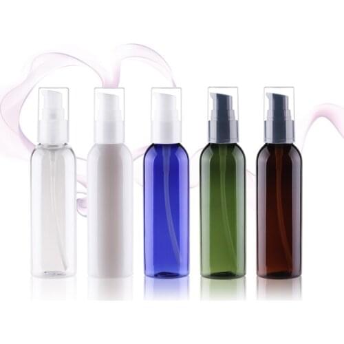 60ML X 50 Empty Cream Pump Plastic Bottle Essential Lotion Treatment Pump Container Cosmetic Packaging Travel Cream Bottle