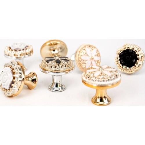 Luxury Drawer Knobs For Cabinet Wardrobe Kitchen Cupboard Door Handles ABS Plastic Single Hole Shoebox Closet Pulls With Screws