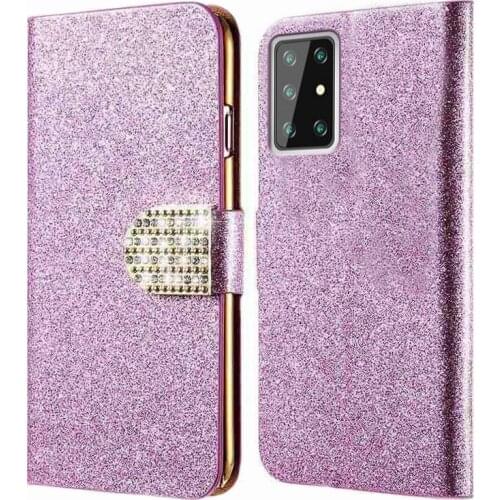 Luxury Glitter Diomand Shiny Leather Case For Cubot X30 6.4" Wallet Women Cover For Carcasas Cubot X30 X 30 X30Pro Mujer Fundas