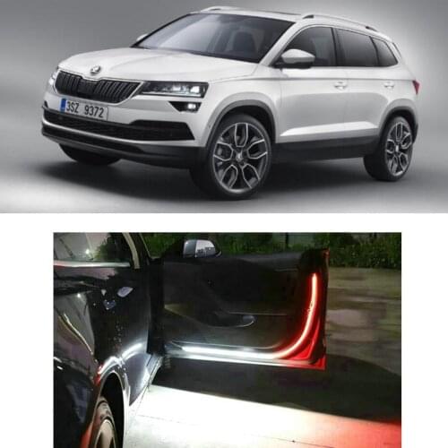 Led Car Openning Door Warning Light For skoda felicia karoq kodiaq roomster