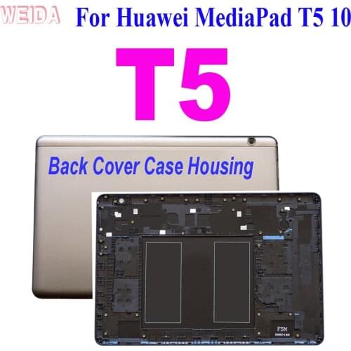 Back Battery Cover For Huawei MediaPad T5 10 AGS2-L09 AGS2-W09 AGS2-L03 AGS2-W19 Rear Housing Case Back Cover Case Housing Door