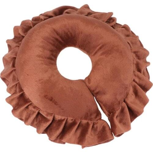 1pc Salon U-Shaped Pillow Soft Face Massage Sleeping Lying Hollow Pillow Head Cushion Massage Pillows for Beauty Salon