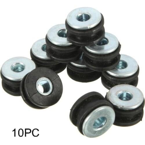 10Pcs Motorcycle Rubber Fairing Cowling Grommet Bushing Bolts Gasket Accessories
