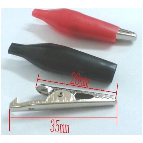 1000 PCS length 35MM Alligator Clip Clamp FOR Testing Probe Meter