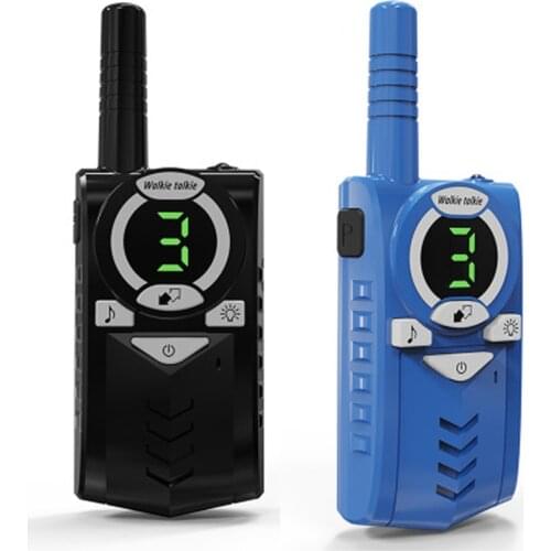 2Pcs/set Childrens walkie talkie T6 3 Channels wireless small mini civil walkie talkie micro USB 5V charging outdoor handheld