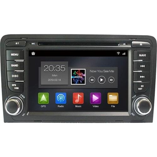 For Audi A3 S3 2002-2011 2 din android 10 car multimedia dvd player GPS radio stereo Steering wheel DSP IPS 8 CORE 4G 64G OBD2