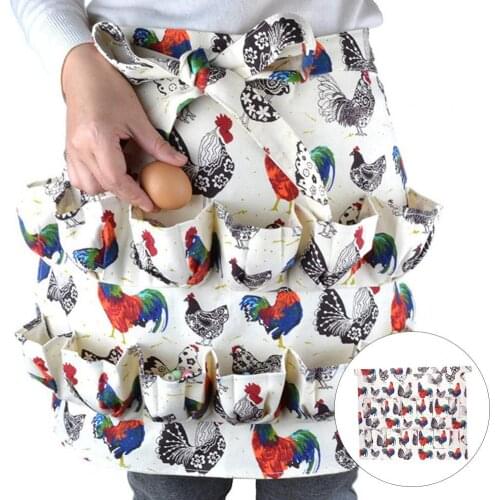 Eggs Collection Apron Gathering Holder Kitchen Home Cloth Workwear Supplies Household Cleaning Tools