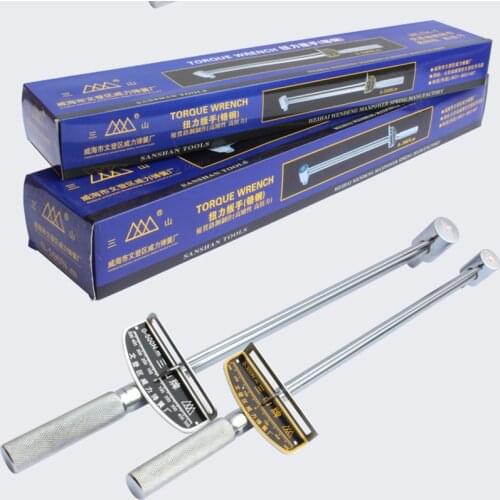 Pointer Socket Torque Wrench 300N.M Dial Torque Spanner Auto Repair Tension Wrenches Spanner Power Drill Adaptor