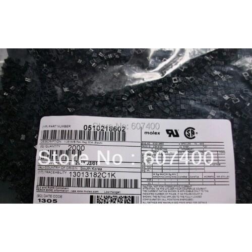 0510218602 housing black color 51021-8602 MOLEX Connectors terminals housings 100% new and original parts 510218602