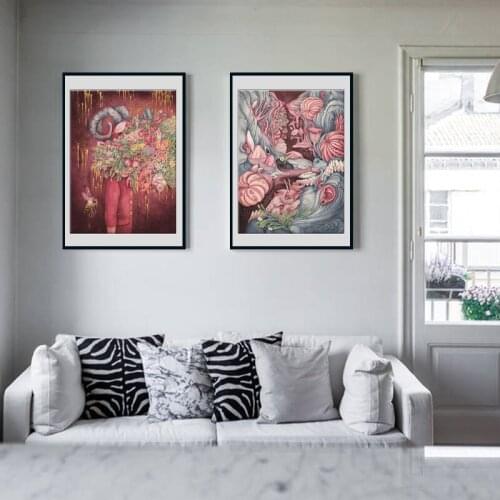 Canvas Painting Abstract Modern Illustration Printing Wall Art Painting Family Decoration Living Room Bedroom Dining Room