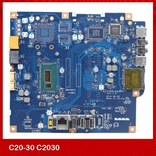 Original All-in-one motherboard For Lenovo C20-30 C2030 LA-B691P IHSWSC integrated graphics Perfect Test, Good Quality