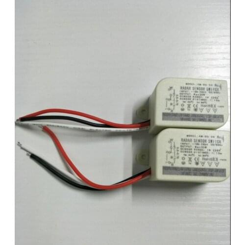 5-35W Radar Microwave Sensor Switch Round Light Control Body Infrared Sensor Switch AC185-265V 50pcs wholesales