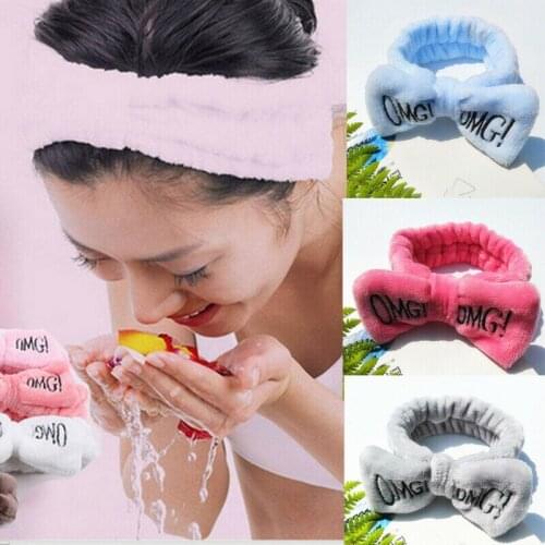 Women Towel Hair Band Wrap Wide Headband Spa For Bath Shower Yoga Sport Make Up-Styling Tools & Appliances
