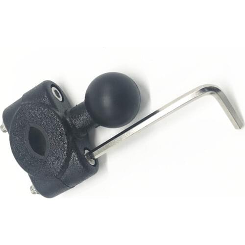 Rail mount 1 inch ball car headrest , motorcycle scooter rearview mirror stem bar mount for garmin gopro