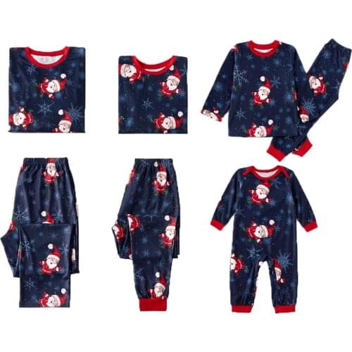 Family Matching Christmas Pajamas Christmas Men Women Kid Baby Sleepwear Parent-child Clothes
