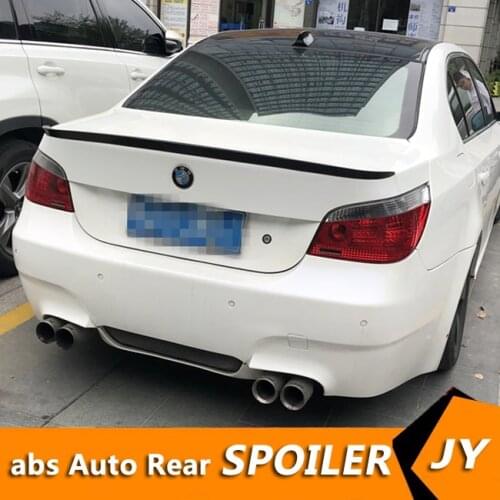 For BMW E60 Spoiler 2006-2010 BMW M5 520 525 528 535 Spoiler High Quality ABS Car Rear Wing Spoiler