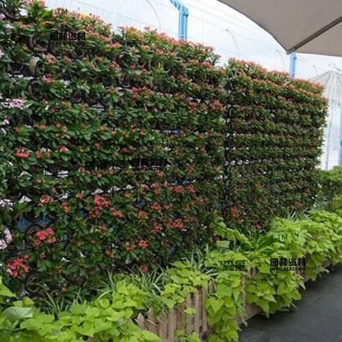 Wall-Mounted Planting Bag Green Vegetable Planting Flower Pot Vertical Multi-Pocket Gardening Bag