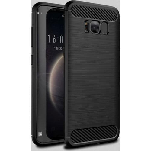 Thin phone case for samsung s7 s8 s9 non-slip brushed soft silicone phone back cover for galaxy s7edge s8 plus s9 plus tpu case