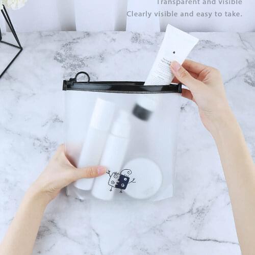 Woman Lady Makeup Cosmetics Bag Pouch Exquisite Jewelry Travel Pouch Transparent Cosmetics Bag Womens Cosmetic Organizer Bags