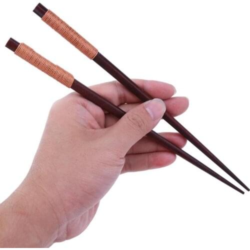 1Pair Natural Wood Chopsticks Japanese Korean Reusable Chopsticks Kitchen Tableware Chinese Retro Tableware Popular Japanese