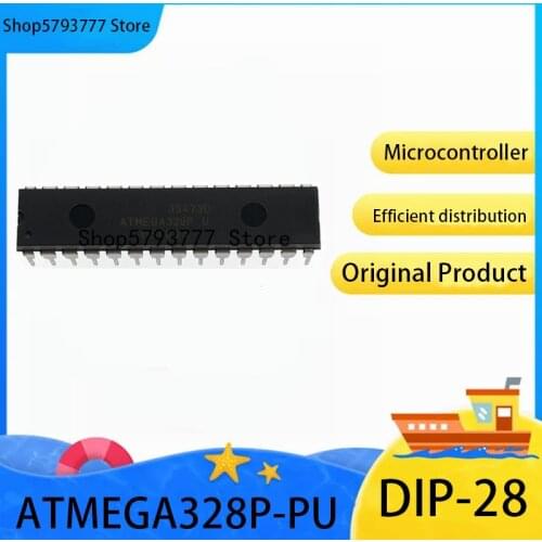 10PCS-50PCS New original authentic ATMEGA328P-PU DIP-28 ATMEGA328P DIP28 microcontroller MCU single chip microcomputer