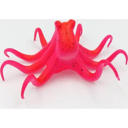 1 pc Fish Tank Octopus Aquarium Fluorescent Artificial Octopus Aquarium Fish Tank Colorful Fish Decoration