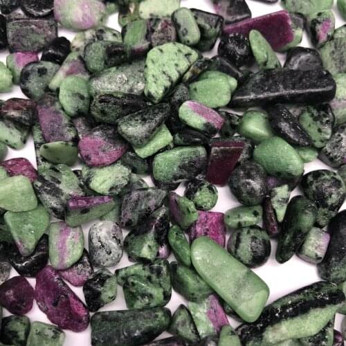 100g Natural Crystal Gravel Crystal Red Green Treasure Mineral Purify Degaussing Specimen