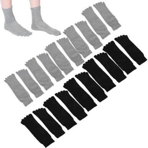 5 Pairs Toe Socks Breathable Five Finger Socks Prevent Foot Odor Running Yoga Socks for Men Braces Supports Toe Socks d