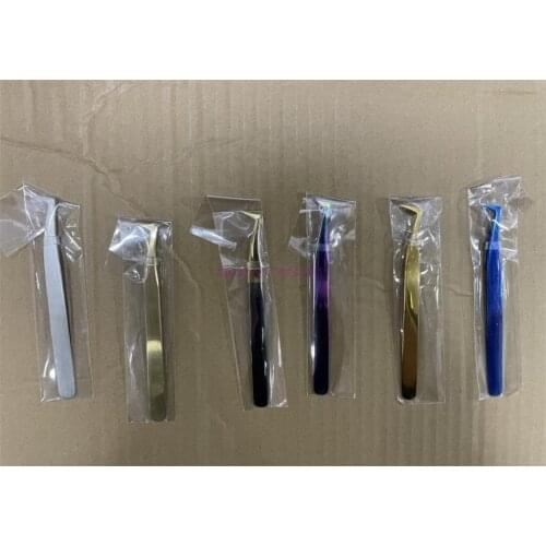 500pcs 6A-SA Eyelash Tweezer 3D/6D Volume Eyelash Extension Best Quality Fan Lash Tweezer