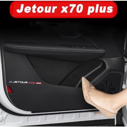 Car Interior Door Mat Anti Kick Pad Protective Sticker Decoration for Jetour X70 Plus 2021 2022 Accessories Auto Styling