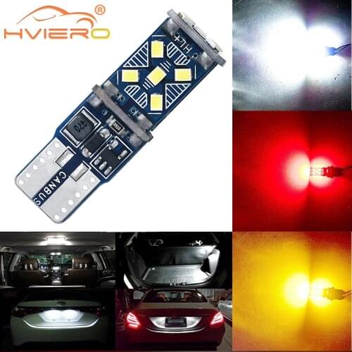 Car T10 W5W Signal Parking LED 194 3030 Auto Strobe Wedge Turn Side Additional Brake Bulb Interior Reading Dome Lamps DC 12V