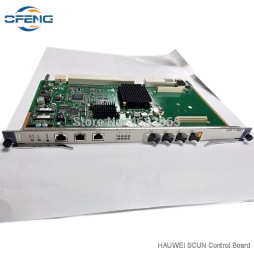 Free ship by DHL Huawei MA5680T OLT original huawei SCUN uplink control board, with 4 uplink ports