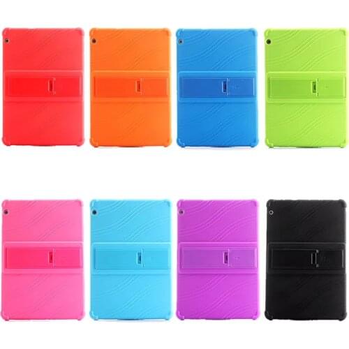 Case for Huawei MediaPad T3 10 AGS-L09 AGS-L03 9.6 Inch Soft Silicone Back Cover for Honor Play Pad 2 9.6 Tablet Stand Shell+Pen