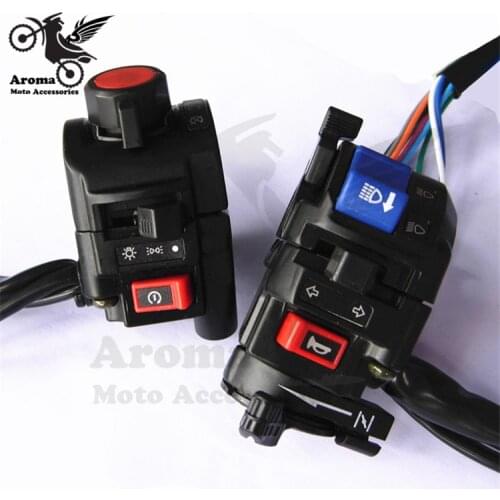 Motorbike electrical System multi function controller universal motorcycle switch racing moto motocross handlebar switches mix