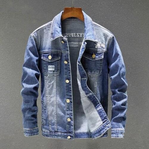 Spring Autumn Fashion Mens Denim Jackets Coats Men cotton Jacket Mens Jean Jacket Outwear Male Cowboy Size 5XL