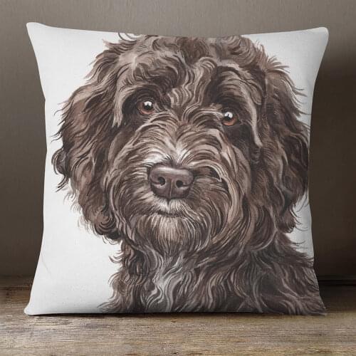 Dachshund Pug Cairn Terrier Coaster West Highland Terrier Dog Kittens Cushion Cover Pillow Case For Bedroom Sofa Couch
