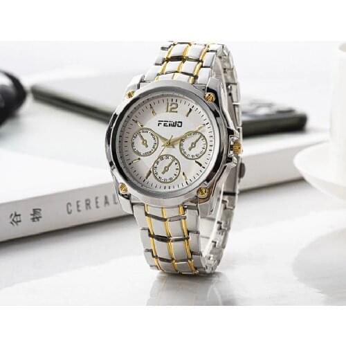 2021 New Fashion Mens Watches waterproof Quartz Watch Alloy strap Men Watch Gift Sport style wristwatch