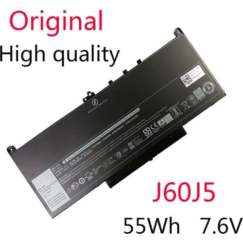New Original Battery J60J5 For Dell Latitude E7270 Latitude 7470 MC34Y 0MC34Y 7.6V 55WH