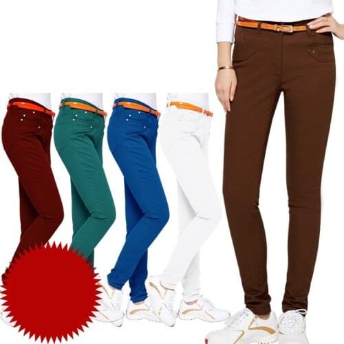 PGM Women Autumn Winter Golf Pants Ladies Full Length Thicken Warm Trousers Slim Fit Sportswear Golf Apparel D0677