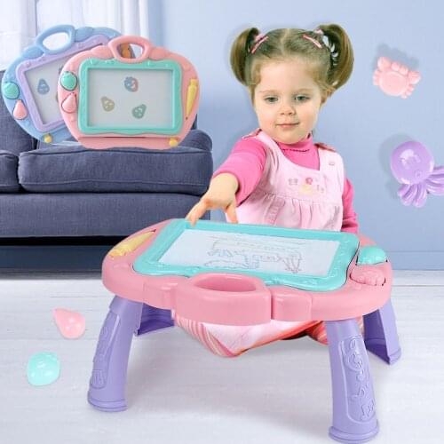 Children Drawing Tablet Magnetic Painting Board Learning Toys For Girls Boys Writing Tablet Portable Art Graffiti Sketch Pad