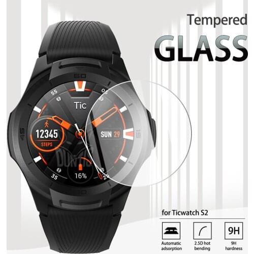 Tic watch C2 E2 S2 Tempered Glass Screen Protector For Ticwatch C2 E2 S2 Smart Watch Anti-Scratch Transparent Film