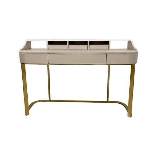 Nordic bedroom dressing table, dressing table and desk integrated with luxury solid wood dressing table with makeup stool skin