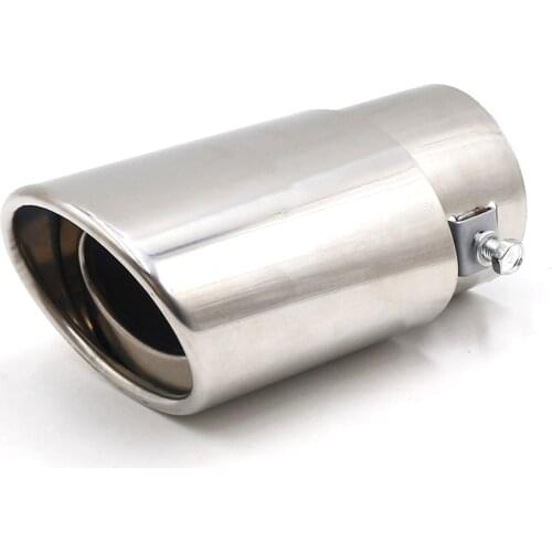 Universal Car Exhaust Muffler Tip Stainless Steel Elbow /Straight Pipe Modified Car Tail Throat Liner Pipe