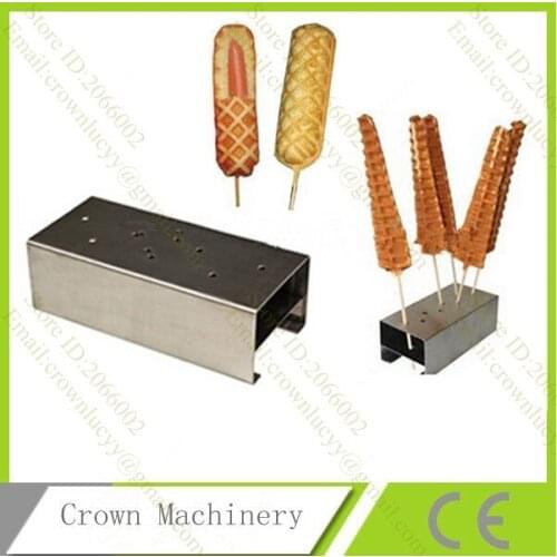 7 holes Stainless Steel Lolly Waffle Stick Holder Stand Displayer