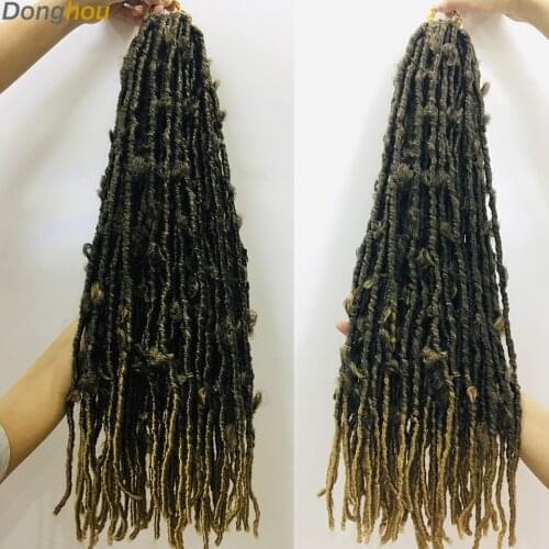 New Buterfly Distressed Butterfly Locs Crochet Hair Freetress Water Wave Crochet Hair Butterfly Curly Braiding Hair Extensions