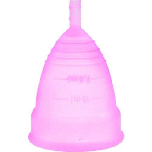 Womens Health Care Beauty Feminine Hygiene Product Reusable Medical Grade Silica Gel Soft Menstrual Period Cup