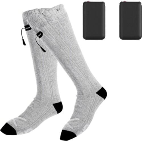 Winter Warm Electric Heating Socks with Power Bank for Unisex Skiing