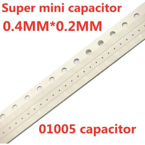 01005 SMD Mini Capacitor 9 9.1 9.7 9.9 10 13 15 21 22 24 25 27 30 33 51 56 62 68 75 91PF 10V 16V 25V thickness 0.2mm